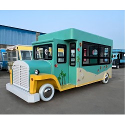Food truck retro plage turquoise - Kelly
